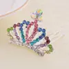 K-Style Coroa Pequena de Princesa para Aniversário de Crianças Coroa de Princesa para Menina Pente Acessórios de Cabelo Tiara Coroa de Princesa para Dança Bebê