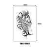Inglês pequeno braço completo tatuagem dark wolf head letter tatuagem impermeável suor fábrica atacado carta grande imagem braço flor