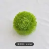 Flor de Clavel Verde Simulada Cabezal de Flor Material DIY Decoración de Ramo Planta Simulada Flor Bola de Pelo de Clavel Verde Cabezal de Flor Bola de Hierba