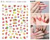 Pegatina para Uñas con Arte de Frutas Estilo Deslumbrante Little Red Book Sandía Piña Arándano Pegatina para Uñas con Arte de Frutas WG314-330