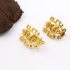 Estilo Antiguo Cobre Puro Estilo Étnico Broche Gancho Hebilla de Cuello Accesorios para el Cabello Hanfu Accesorios para Joyería DIY Estilo Étnico