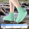 Cubrezapatos Impermeables de Látex, Cubrezapatos Antideslizantes para Lluvia, Engrosados y Resistentes al Desgaste, Fundas Portátiles para Lluvia para Exteriores en Días Lluviosos, Color Sólido, Alta Elasticidad