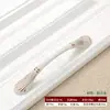 Puxador Branco Marfim Estilo Europeu Puxador de Porta de Guarda-Roupa Moderno Minimalista Gaveta Porta de Armário Ferragem Flor Rosa Puxador Pequeno