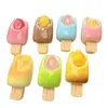 Accesorios de resina para helado de frutas simuladas DIY, pegamento de crema, funda de resina para teléfono, manualidades de belleza, materiales de juguetes de comida, colgantes