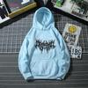 Moletom Oversized Gótico Manga Longa Sweatshirt Harajuku Feminino Lindo Hip-Hop Retro Top de Veludo Roupa Feminina