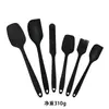 Espátula de Silicona Juego de 6 Piezas Cocina Repostería Crema Mantequilla Espátula Resistente a Altas Temperaturas Herramienta de Horneado Antiadherente Fácil de Limpiar