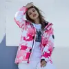 Nuevo traje de esquí para mujer, de invierno, para exteriores, resistente al viento y a las salpicaduras de agua, cálido, para snowboard, doble traje de esquí.