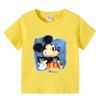 Lote misto de algodão puro crianças T-shirt manga curta verão bebê desenhos animados estampado top meninos meia manga verão meninas roupas infantis
