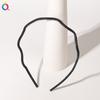 Qiyue Diadema mate estilo coreano diadema de temperamento simple presión cabello antideslizante con dientes onda combinable color sólido coletero accesorios para el cabello
