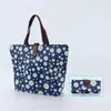 Sacola de Compras Dobrável Ecológica com Impressão Personalizada, Armazenamento Portátil, Brinde Promocional, Bolsa Tote Dobrável de Tecido Oxford