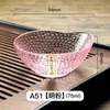 Taza de Té de Vidrio Dibujado Oro Lujo Ligero 50ml Taza de Té Especial para Mujeres Taza de Maestro Set de Té Kung Fu para el Hogar Taza Estilo Japonés