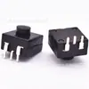 Interruptor de Botón Pulsador para Linterna 12*0.6kg Abierto Un Clic Interruptor de Botón/12*12 Lateral 3 Pines Dos Abierto Dos Ce