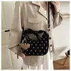 Bolso de Mano de Diseño de Nicho Transfronterizo de Lunares para Mujer 2026 Nuevo Elegante Bolso de Albóndiga Diario Bolso Cruzado de Hombro Único Retro