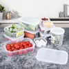 Caja Compartimento Congelador Refrigerador Importado de Japón, Caja Sellada, Caja Conservadora de Frescura, Caja de Empaque Separado para Cebolla, Jengibre, Ajo, Caja para Preparación de Alimentos