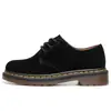 Zapatos de Cuero 1461 de Caña Baja Cuidadosamente Seleccionados para Mujer, Botines Cortos de Cuero Genuino Estilo Británico Talla Grande, Zapatos Casuales de Trabajo con Punta Redonda para Hombres y Mujeres, Estilo de Pareja