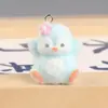 Muñeca de Animal Mascota Linda Creativa Estéreo Flocado de Resina Adorno de Micro Paisaje DIY Llavero Colgante para Teléfono Móvil