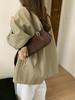 Bolso Baguette de Gran Capacidad Estilo Coreano para Mujer Nuevo Versátil Bolso de Axila Casual para Viajes Diarios Bolso Cuadrado Pequeño de Hombro