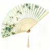Ventilador de verão durável, leque dobrável estilo antigo, leque portátil estilo chinês, prêmio estudantil estilo nacional, leque de dança