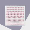 En stock explosiones 165 3456 mm pegatinas faciales tamaño múltiple pegatinas de diamante uñas de labios plateadas cristal de diamante de color rendimiento Yak