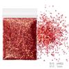 Unhas glitter glitter ultra-fino glitter glitter pó lantejoulas 1mm rosa cor set Nail Polish cola joias cross-border