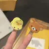 Lindo Clip Pequeño Antiguo de Rilakkuma, Oso de Dibujos Animados de Aspecto Elevado, Mini Clip Acrílico Tridimensional, Accesorio para el Cabello de Chica Dulce