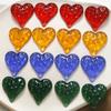Mori pequeño fresco semitransparente textura cóncava-convexa amor diy accesorios de resina aretes accesorios para el cabello material para carcasa de teléfono móvil venta al por mayor