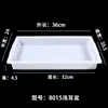 Caja de Volteo Engrosada Caja de Plástico Bandeja Rectangular Plana Cesta de Almacenamiento Caja de Arena a Prueba de Fugas Caja para Cría de Proteína y Gusanos de la Harina Caja para Pan