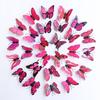 Decoración de Mariposa Artificial de 6cm Mariposa de PVC de Una Capa Mariposa Estéreo 3D Accesorios para Manualidades Mariposa de Flor de Plástico Decoración