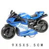 Juguetes de Modelo de Motocicleta de Aleación con Retroceso Transfronterizos Adornos de Escritorio Motocicleta Muñeca Clip Infantil Máquina de Juegos Regalos Venta al por Mayor