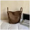 Bolso de Mano Casual de Alta Gama y Elegante, Bolso Cubo para Mujer, Nueva Moda Invierno 2025, Versátil, de Hombro, Cruzado, Bolso Madre e Hija