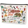 Amazon Transfronterizo Temu Popular Estampado de Dibujos Animados Bolsa de Maquillaje Bolsa de Almacenamiento de Gran Capacidad Bolsa de Almacenamiento de Lona