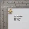 Acessórios DIY de Liga de Zinco 16x13mm Pingente Estrela do Mar Multicor para Colar Pulseira Brincos Acessórios de Joias Venda por Atacado