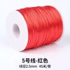 Lin 100.5m Cordón para Nudo Chino Pulsera de Hilo Rojo Tejido Materiales DIY Cuerda Dorada para la Mano Cordón para Tejido de Hilo Rojo