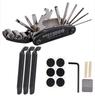 Mountain bike 16-em-1 multi-função ferramenta de reparo/dentro e fora chave de fenda hexagonal chave de fenda conjunto de equipamentos de equitação