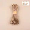 Cuerda de Cáñamo de Venta Caliente del Fabricante Cuerda de Yute Hecha a Mano DIY Marco de Escalada para Gatos Sujeción Atadura Cuerda de Cáñamo Natural 10m Retro Mayoreo