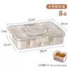 Essencial de Verão Compartimento para Ingredientes em Pó de Gelo Caixa Crisper de Geladeira Plástico Grau Alimentício Cozinha Caixa Selada para Armazenamento de Frutas