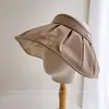 Sombrero Visera de Protección Solar de Ala Ancha Recomendado para Mujeres, Nuevo Modelo de Verano, Resistente a los Rayos UV, Sombrero de Sol Plegable, Sombrero de Sol para Vacaciones