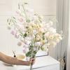 Flores Artificiais de Lírio-do-Vale Transfronteiriças para Casamento Decoração de Interior, Arranjo de Flores para Corredor, Flores Artificiais, Campânula Francesa, Flores de Orquídea Borboleta