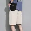 Pantalones Cortos de Verano para Estudiantes, Pantalones Deportivos al Aire Libre para Correr para Hombres, Pantalones de Cinco Puntos Finos de Secado Rápido, Pantalones Sueltos de Seda de Hielo