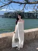 Vestido de Suspensório Simples e Doce Estilo Resort Ls Guangzhou Shisanxing 2026 Novo Vestido de Verão 23106 #