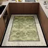 Tapete de Cozinha Francês para Uso Doméstico, Tapete para Pés Absorvente de Água e Óleo, Fácil de Limpar, Resistente a Manchas, Resistente ao Desgaste, Tapete de Chão Antiderrapante de Terra de Diatomáceas