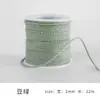 Hilo de Algodón Monocromático 2 mm Hilo Tejido a Mano Cuerda de Cuentas para Manualidades Color Puro Cuerda para Juguetes Cuerda para Atar Cuerda para Empaquetar Regalos