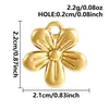 Acessórios de Pingente de Flor Transfronteiriços Série Planta e Flor de Aço Inoxidável Pingentes Banhados a Vácuo Ouro 18K Colar em Estoque