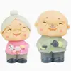 Novas Decorações de Bolo de Aniversário para Idosos, Novas Miniaturas de Casal de Idosos