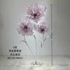 Flores Artificiais Feitas à Mão, Flores Falsas Vermelhas, Adereços de Decoração para Corredor de Casamento, Belas Decorações de Exibição, Flores de Tela de Arame, Arranjos Florais Prontos