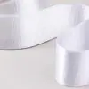 Rollo Grande de Listón Plateado Metálico de Varios Tamaños Lazo Hecho a Mano DIY Accesorios para el Cabello Materiales de Decoración Listón