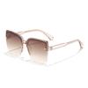 Nuevos Lentes de Sol para Mujer de Rain Estilo Coreano de Montura Grande Cuadrados Letra H Estilo Urbano Lentes de Sol para Exterior Protección UV