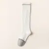 Calcetines Funcionales Deportivos para Pantorrilla para Mujer, Específicos para Verano, para Fitness, Running, Cuerda para Saltar, Compresión, Elásticos Adelgazantes de Presión en la Pierna, Tubo Largo