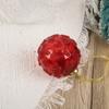 Bola de cristal colgante de Navidad para centro comercial, decoración de árbol de Navidad con bola colgante de cristal