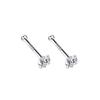 Pendientes de plata de ley S999 con circonitas de amor, ligeros, de lujo, con estrellas de nicho, clavos de hueso binaurales, pendientes frescos de alta gama al por mayor